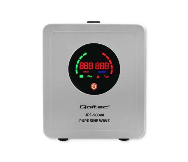 Qoltec Pure Sine Wave UPS (500VA/350W) - 1089422 - zdjęcie 7